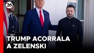  PRIMERAS IMÁGENES | "¡Fuera de mi casa!", dice TRUMP a ZELENSKI y el ucraniano deja la CASA BLANCA