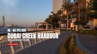 Dubai Creek Harbour | Walking Tour | 2024 | 4K Ultra HD