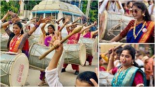 Maharashtra Puneri Dhol Tasha Performance | Pappu Patel Ganesh Nimajjanam 2024 | Maharashtra Band