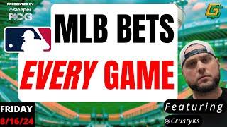 MLB Best Bets, Picks & Analysis on EVERY GAME Friday (8/16/24)