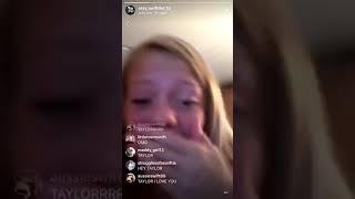 Taylor Swift surprising her little fan on her Instagram live!!