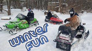 Having Fun at JNK Racing (Snowmobiles and Shenanigans)