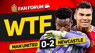 UNITED SHAMBLES! Man United 0-2 Newcastle | LIVE Fan's Forum