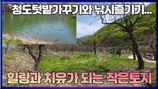 3천9백만원대 저수지를 품은 대지와 농지 매전면 청정지역 295