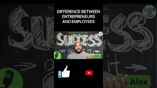 #shorts - The Difference Between Entrepreneurs & Employees - #passivemoney