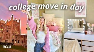 COLLEGE MOVE IN DAY at UCLA + dorm tour