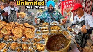 Rs.49/- Only Desi Ghee Wala Amritsari Kulcha | Street Food India