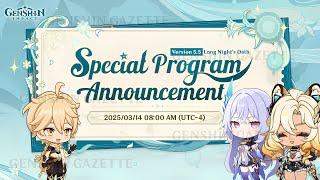 5.5 SPECIAL PROGRAM LIVESTREAM! + WELKIN GIVEAWAY! (Banners, Codes, Xianyun) - Genshin Impact