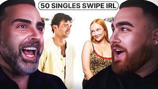 LosPollosTV And Dad React To 50 more strangers swipe on each other | season 3