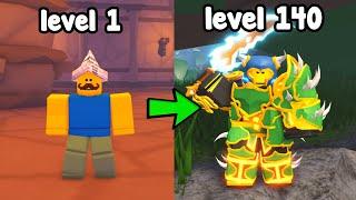 I Reached Max Level 140 And Got All Loot Drop! - Elemental Dungeons Roblox