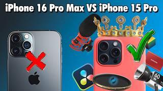 iPhone 16 Pro Max vs 15 Pro: Filmmakers, DON’T Make This Mistake! How to get better video on 15 Pro.