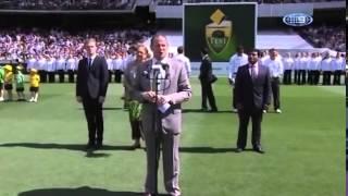 Boxing Day Test ground announcer's embarrassing blunder   Daily Mail Online