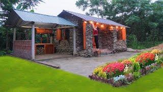 Install Lighting System for Stone House, Cook Dinner Alone in Peace | Xuân - Free Life