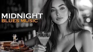 Midnight Smoky Blues – Whiskey & Cigar Lounge Blues Vibes | Relaxing Blues Guitar Melodies