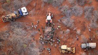 Moving an Elephant Family To Safety | Sheldrick Trust