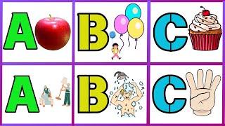 ENGLISH ALPHABETS || A TO Z ||A for Apple ||A for Animation||B for Balloon || English Vocabulary