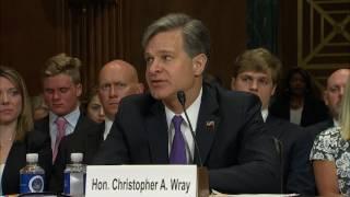 Watch FBI director nominee Christopher Wray's opening statement