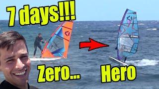 How good can you get in 7 days? - Windsurfing