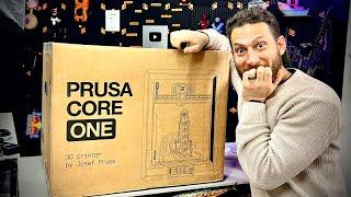 Prusa CORE ONE LIVE Unboxing & First Prints!