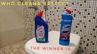 Best toilet cleaner liquid | Get Your Toilet Sparkling clean! Harpic vs. Domex - Which Is Best?