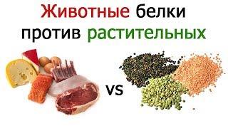 Животные против растительных белков для набора мышечной массы - Vegan Gains (русский перевод)