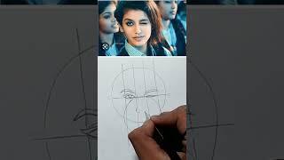 Priya prakash drawing (@kalakritikibaatRamanArt )#art #viral #shorts