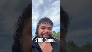 $100 canoe with the trolling motor how to get around on the bayou just enough for all the right spot