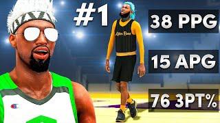 My COMP PRO-AM Playoff Debut vs #1 SG in NBA 2K25...
