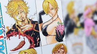 Drawing Sanji in Different Devil Fruit Power | One Piece | ワンピース