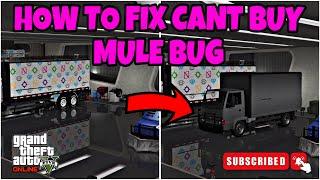 *UPDATED* HOW TO FIX THE CANT BUY MULE BUG | GTA 5 ONLINE | THE PROBLEM? (TUTORIAL) 1.70!