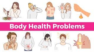 Body Health Problems | Health Issues | English Vocabulary