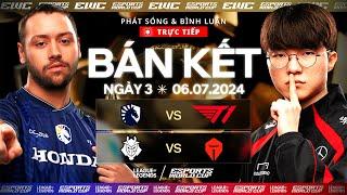 T1 vs TL (BO3) | TES vs G2 (BO3) | TRỰC TIẾP VÒNG BÁN KẾT LIÊN MINH HUYỀN THOẠI - ESPORTS WORLD CUP