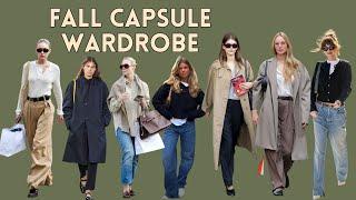 How to Create a Fall Capsule Wardrobe | 20 Outfits with 20 Pieces