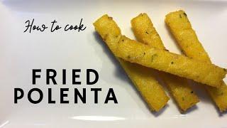 Super tasty fried polenta