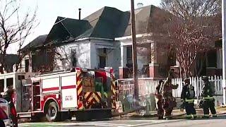 2 rescued, dog dies, up to 10 displaced in Grant Park house fire