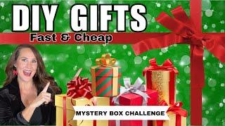 Make These DIY Christmas Gifts NOW Before It's Too Late! Mystery Box Challenge