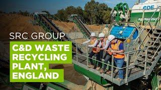 SRC Aggregates-  135tph C&D waste recycling plant based in Colchester, England