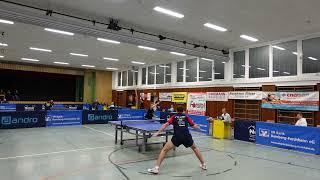 M. Hollo (TTR 2317) vs. L. Kraus (TTR 2180) - SpVgg Effeltrich gegen TTC Kist (3. Bundesliga)