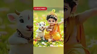 Cuteest Dance ever️️#krishna #bhakti #viralvideo