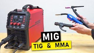 6 in 1 Multi Welding Machine (MIG, Spot, TIG, MMA...) - ARCCAPTAIN MIG200 | Unboxing and Test