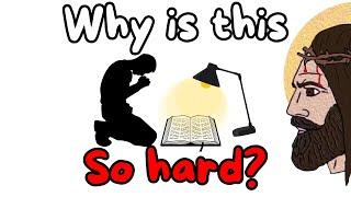 Why it’s so hard to pray explained in 3 minutes