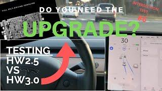 Tesla Autopilot | Testing AP HW 3.0 vs HW 2.5 | Does the Upgrade Matter? | Intersection Test #6