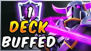 Deck finished #1 IN THE WORLD... And Clash Royale BUFFED IT?!