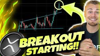 XRP/RIPPLE HOLDERS! *THE BREAKOUT IS STARTING!* THIS WILL BE A QUICK ONE!