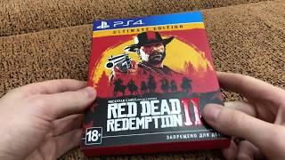 Unboxing Ultimate edition Red Dead Redemption 2. Распаковка Ультимэйт издания RDR2.