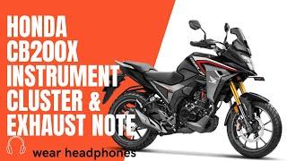 Honda CB200X | EXHAUST NOTE | INSTRUMENT CLUSTER VISIBILITY | TCD |