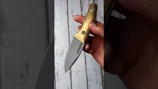 Griffin Co. Scout 2.5 | S35VN Blade with full tang construction in Brass Scales