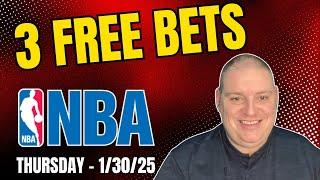 Thursday 3 Free NBA Bets, Picks & Predictions - 1/30/25 l Craig's Picks & Prediction l #freebets