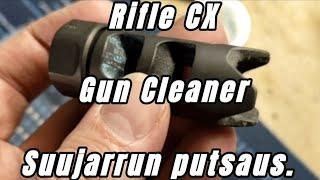 Rifle CX Gun Cleaner ja suujarrun putsaus