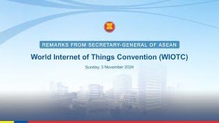 Opening Ceremony of the World Internet of Things Convention (WIOTC)